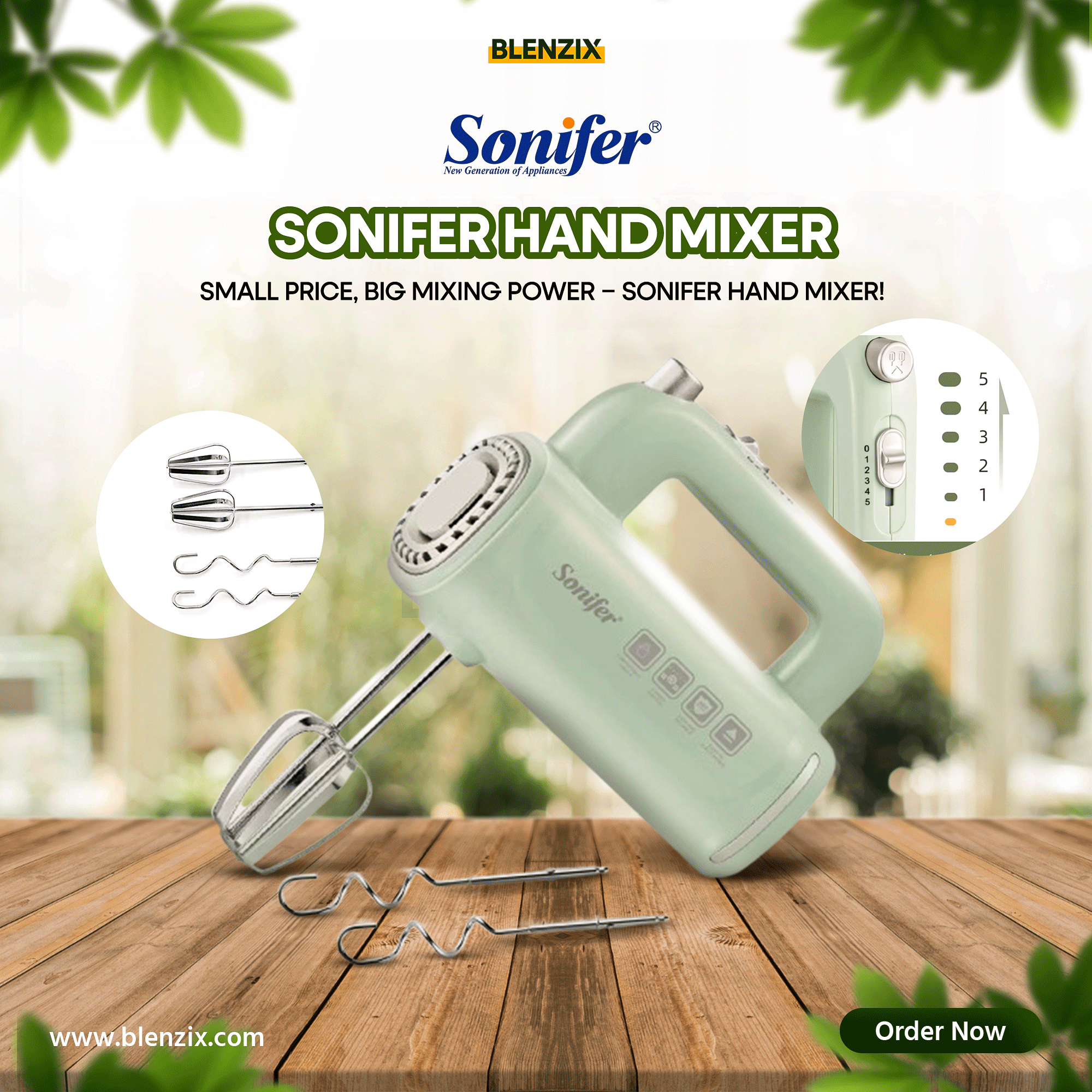 Sonifer Hand Mixer SF-7034A